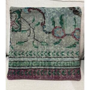 IKEA BOKARV Throw Pillow Cover Turkish Kilim Rug 20x20